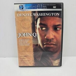 John Q DVD Denzel Washington Infinifilm Edition 2002 Drama Movie Widescreen